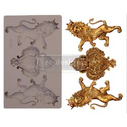 ReDesign Décor Moulds® - Silikonform - Royal Emblem (ca 13x20cm)