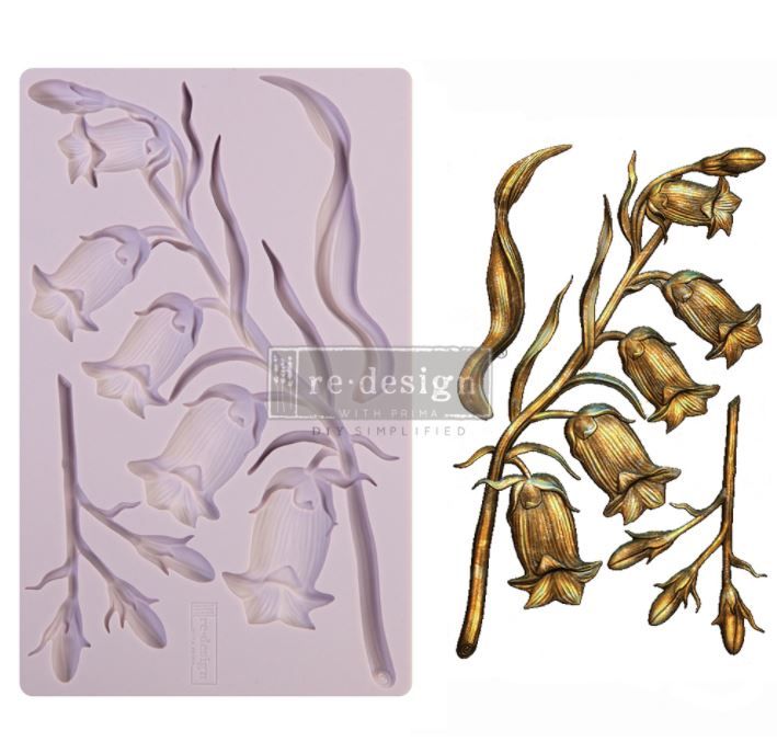 ReDesign Silikonform / Gjutform - Sweet Bellflower