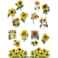 Belles and Whistles Transfer - Sunflowers ca 81x61cm