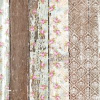 PALLET WOOD PATTERN - Belles and Whistles Rice Papers: 3st ark à ca 30x42cm