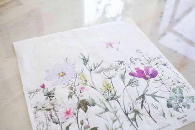 SPRING FLOWERS - Belles & Whistles Rice Papers - Decoupagepapper