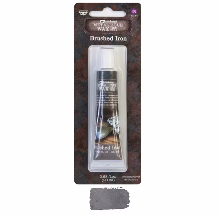 Art Alchemy Metallique Wax -  Metallisk Vaxpasta BUSHED IRON