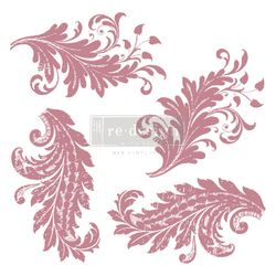 Re Design Dekorstämpel - Royal Flourish 30x30cm