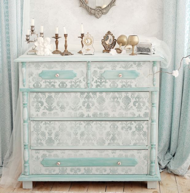 Re Design Dekorstämpel -  Stamped Damask