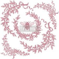 Re Design Dekorstämpel -  French Laurels 30x30cm