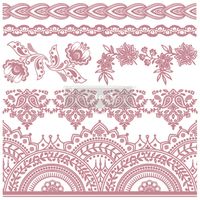 Re Design Dekorstämpel -  Bohemian Florals 30x30cm