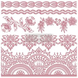 Re Design Dekorstämpel -  Bohemian Florals 30x30cm
