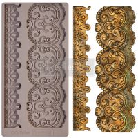 ReDesign Décor Moulds® - Silikonform - CECE Border Lace  (ca13x25cm)