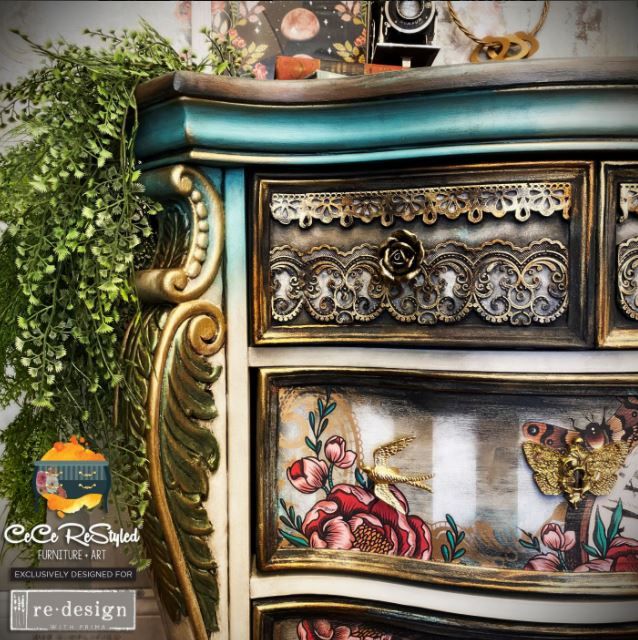 Re Design Decor Mould / Silikodform - Border Lace - @CeCeReStyled