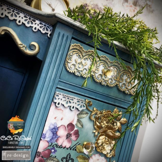 Re Design Decor Mould / Silikodform - Border Lace - @CeCeReStyled