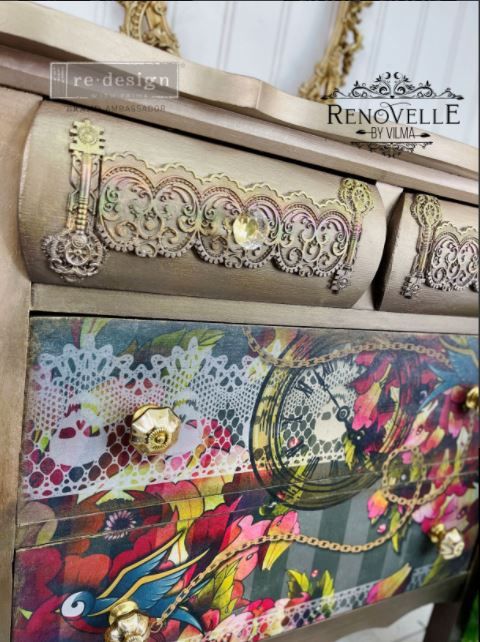 Re Design Decor Mould / Silikodform - Border Lace - @renovelleCA