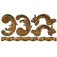 ReDesign Décor Moulds® - Silikonform - Lilian Scrolls (ca 13x25cm)