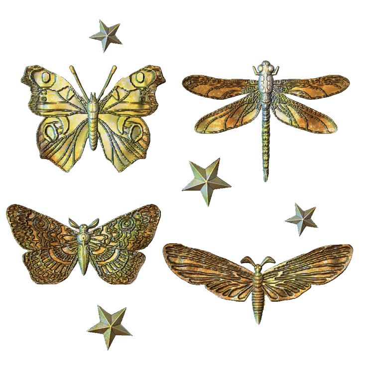 Dekorformar / Silikonformar - ReDesign Decor Mould -  CECE Insecta & Stars