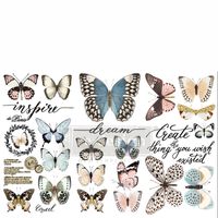 Re Design Décor Transfers® - Papillon  Collection - LITEN ca 30x46cm