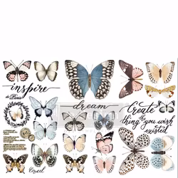 Re Design Décor Transfers® - Papillon  Collection - LITEN ca 30x46cm