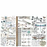 Re Design Décor Transfers® - Spring Dragonfly - LITEN ca 30x46cm