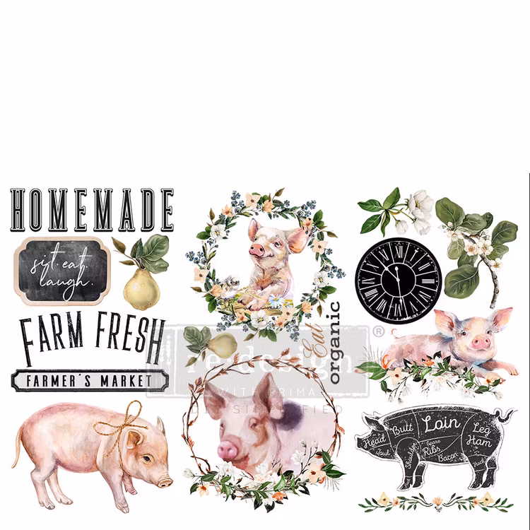 TRANSFER - Re Design Décor Transfers® - Farm Fresh