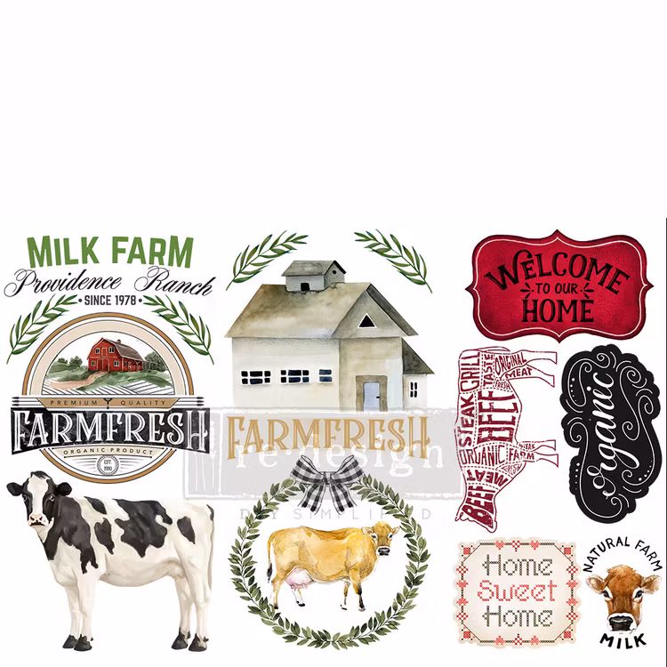 TRANSFER - Re Design Décor Transfers® - Home & Farm