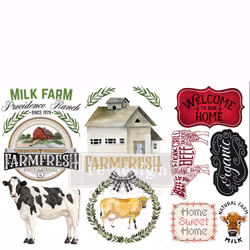 Re Design Décor Transfers® - Home & Farm - LITEN ca 30x46cm