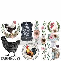 Re Design Décor Transfers® - Morning Farmhouse - LITEN ca 30x46cm