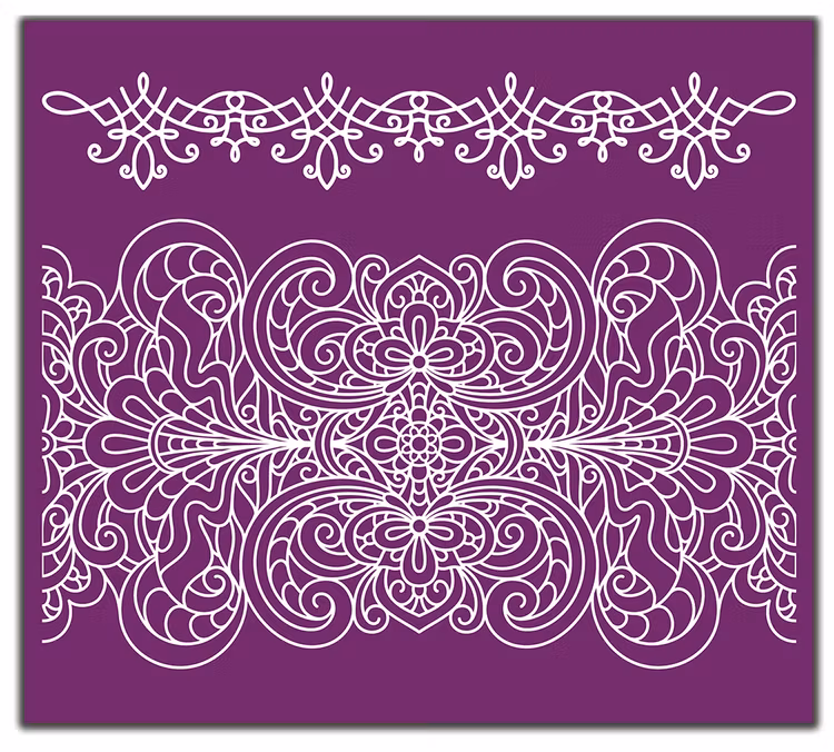 SCHABLONER Belles and Whistles - Silk Screen Stencils - DELICATE LACE