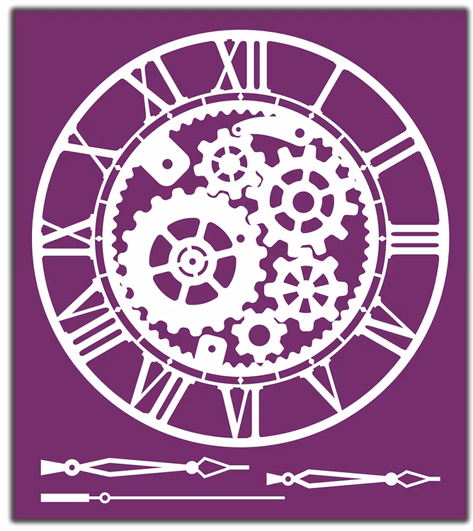 SCHABLONER - Belles and Whistles - Silk Screen Stencils - STEMPUNK