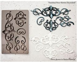 ReDesign Décor Moulds® - Silikonform - Tillden Flourish (ca 13x20cm)
