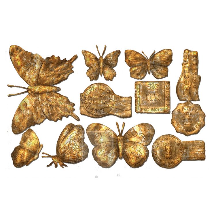 DEKORFORMAR / SILIKONFORMAR - ReDesign Decor Moulds® - Butterfly In Flight