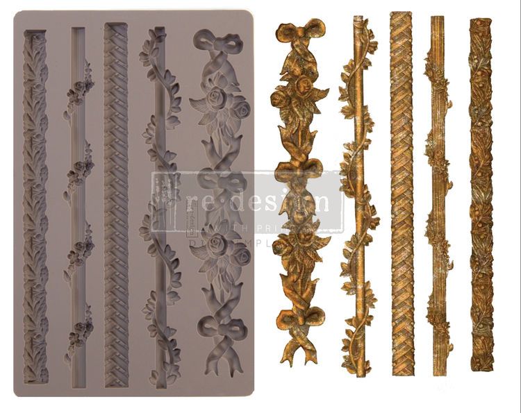 DEKORFORMAR / SILIKONFORMAR - ReDesign Decor Moulds® - Sicilian Borders