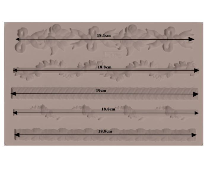 DEKORFORMAR / SILIKONFORMAR - ReDesign Decor Moulds® - Sicilian Borders