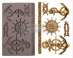 ReDesign Décor Moulds® - Silikonform - Mariner's Voyage (ca 13x20cm)