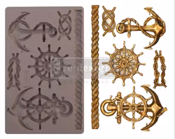 ReDesign Décor Moulds® - Silikonform - Mariner's Voyage (ca 13x20cm)