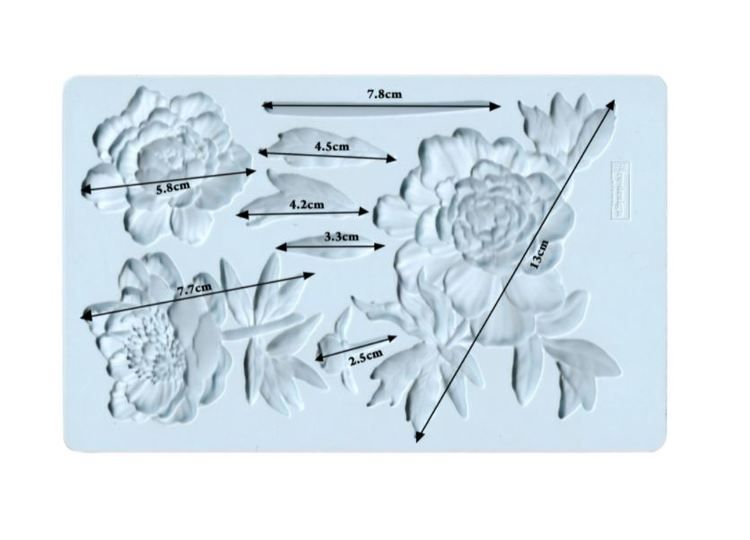 GJUTFORMAR / SILIKONFORMAR - ReDesign Decor Moulds® - Wilderness Rose