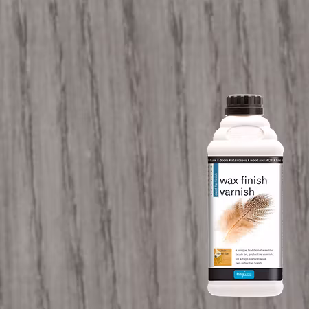 Polyvine WAX FINISH Varnish (vaxlack/lackbets) WARM GREY
