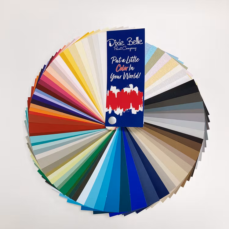 Dixie Belle Fan Deck - Chalk Mineral Paint - Färgkarta