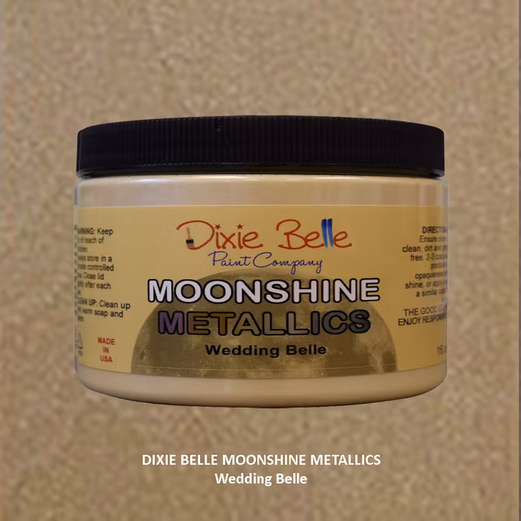 Metallfärg - Dixie Belle Moonshine Metallics - Wedding Belle