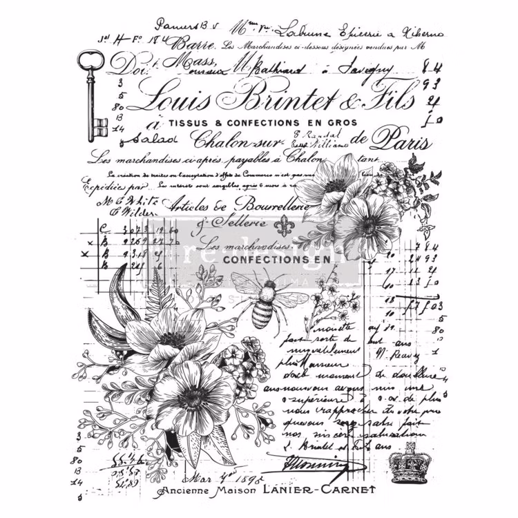TRANSFER - Re Design Décor Transfers® Lovely Ledger