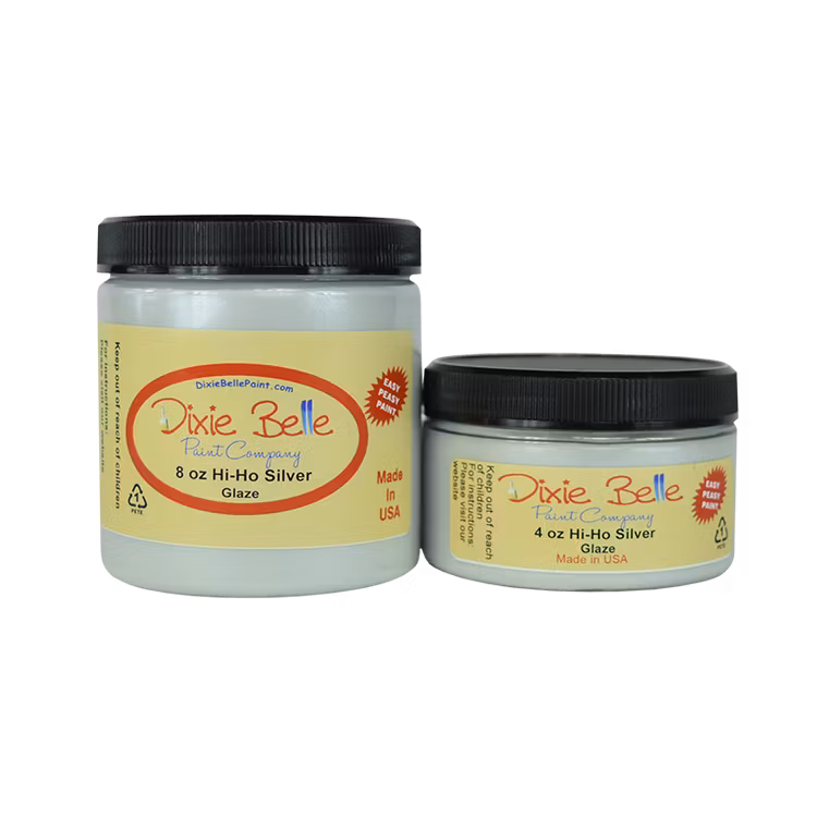 Dixie Belle Metallic Glaze - HI-HO Silver - Silverskimrande Lasyr