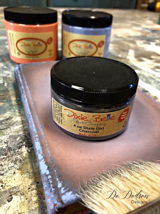 Dixie Belle Dirt CHARCOAL - Patina / antikpulver - Träkol