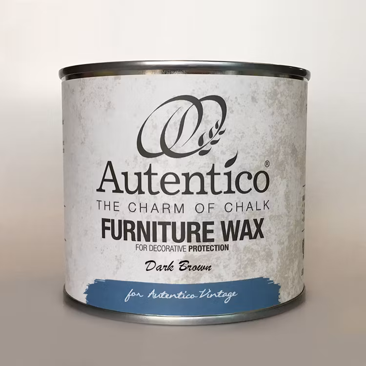 Autentico Möbelvax - DARK BROWN (mörkbrunt) 500ml
