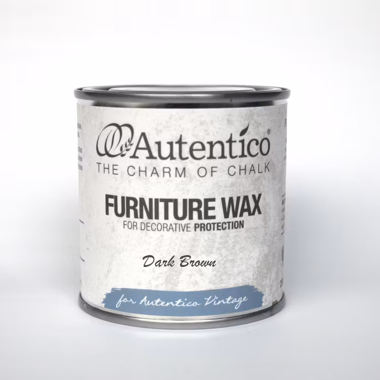 Autentico Möbelvax - DARK BROWN (mörkbrunt) 250ml