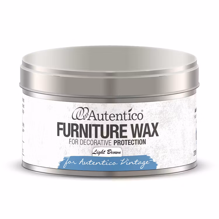 AUTENTICO Möbelvax - LIGHT BROROWN (ljusbrunt)  370ml