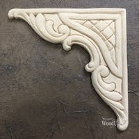 WoodUbend® 2101.1 Baroque Pediment (1st) - 12x12cm