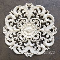 WoodUbend® 2171.1 Centerpieces Baroque, mått Ø 15cm