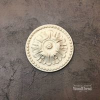 WoodUbend® 1708.1 Centerpiece Plaque - ca Ø 10cm