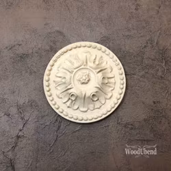 WoodUbend® 1708.1 Centerpiece Plaque - ca Ø 10cm
