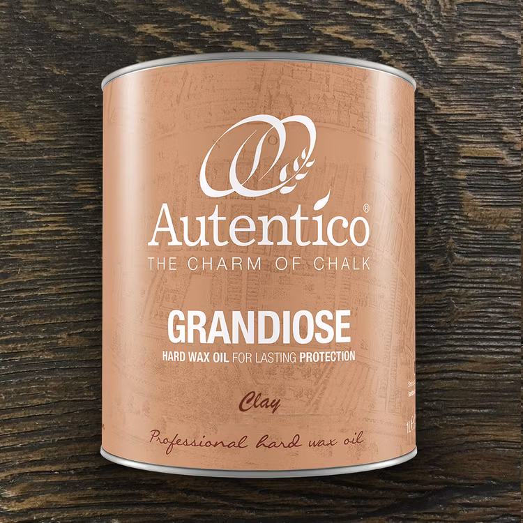 Autentico Grandiose - Hårdvaxolja - CLAY (mörkbrun)