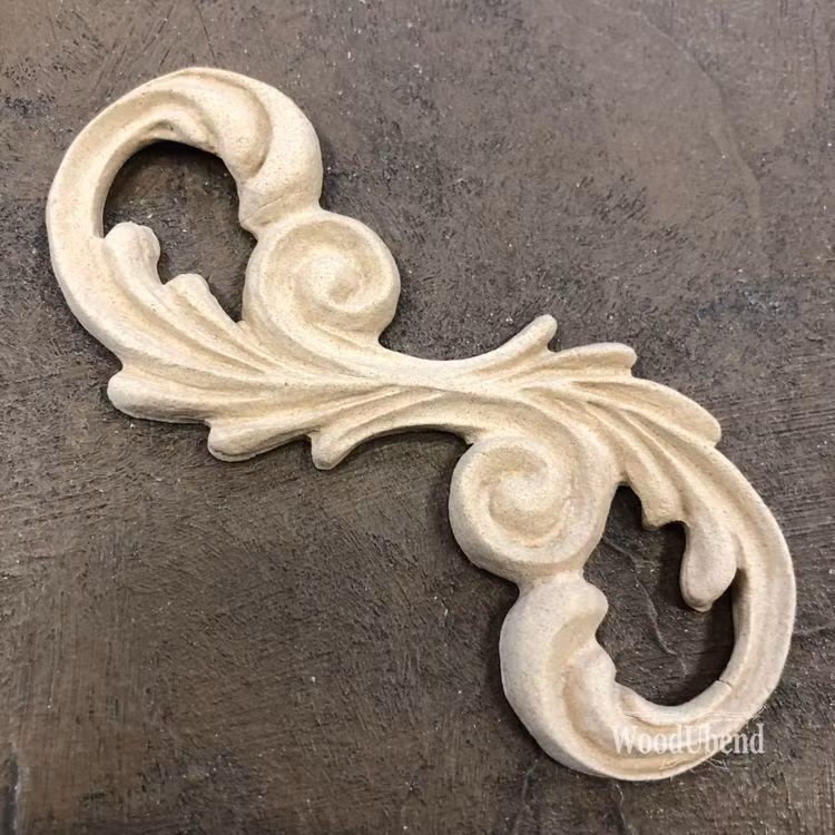 WoodUbend 2150.1 Cojoined Scroll, mått 9x4cm