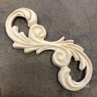 WoodUbend 2150.1 Cojoined Scroll, mått 9x4cm