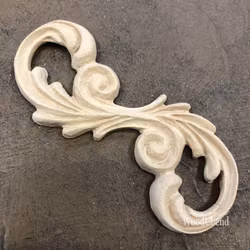 WoodUbend 2150.1 Cojoined Scroll, mått 9x4cm